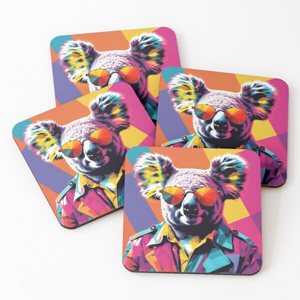 Item preview, Colorful Koala Pop Art  designed and sold by Planetporridge.