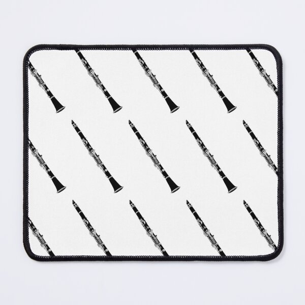 Item preview, Medium Tiled Clarinet Repeating Pattern for Clarinetists designed and sold by ElegantTeaTime.