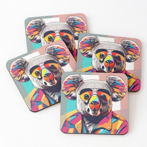Item preview,  koala kangaroo hybrid Pop Art designed and sold by Planetporridge.