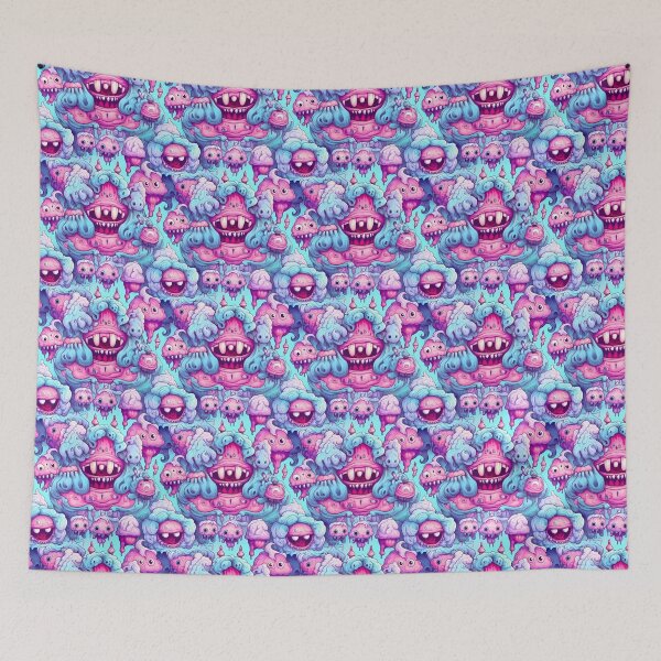 Item preview, Free Cute Monster Seamless Pattern Paper designed and sold by Aramdesing.