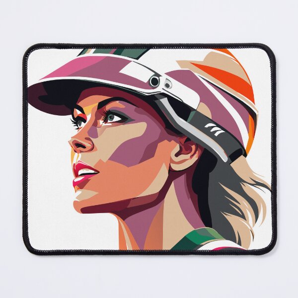 Item preview, Beautiful woman in helmet designed and sold by BubblyDelight.