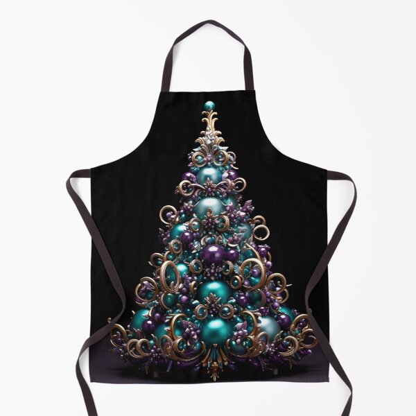 Item preview, Teal and Purple decorative Christmas tree designed and sold by dcrc.
