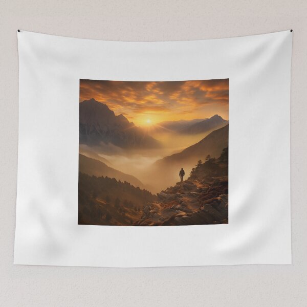 Item preview, Nature's Beauty: An Autumn Sunset in the Misty Mountains designed and sold by Shirtastically.