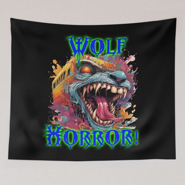 Item preview, Street fire, wolf horror! designed and sold by Mickeymouse2023.