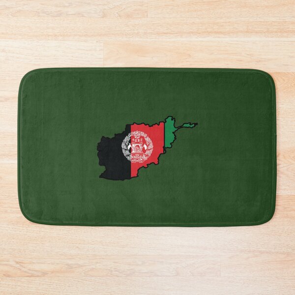 Item preview, Afghanistan country shape flag designed and sold by Rachael Taylor.