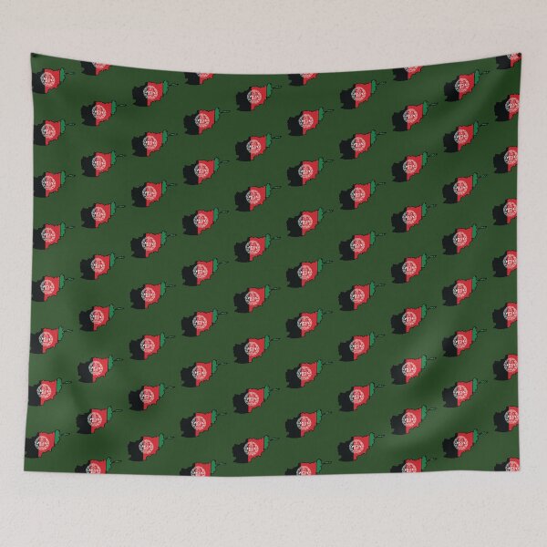 Item preview, Afghanistan country shape flag designed and sold by Rachael Taylor.