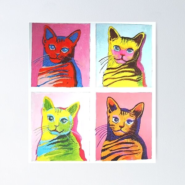 Item preview, andy warhol pop art, andy warhol vintage,  andy warhol artist designed and sold by marti-oryo.