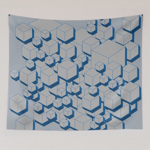 Item preview, 3D Futuristic Cubes III designed and sold by Amir Faysal.