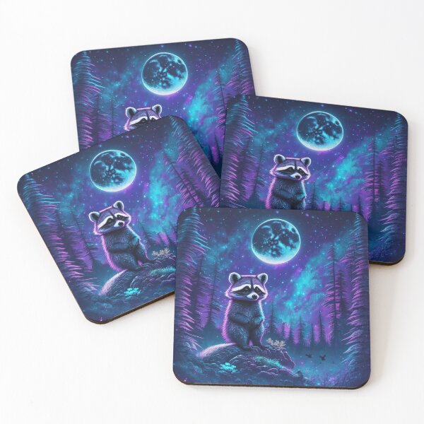 Item preview, Mystical Midnight Raccoon's Shadowy Mystic Quest designed and sold by Daniel Dudgeon.