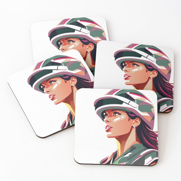 Item preview, Beautiful woman in helmet designed and sold by BubblyDelight.
