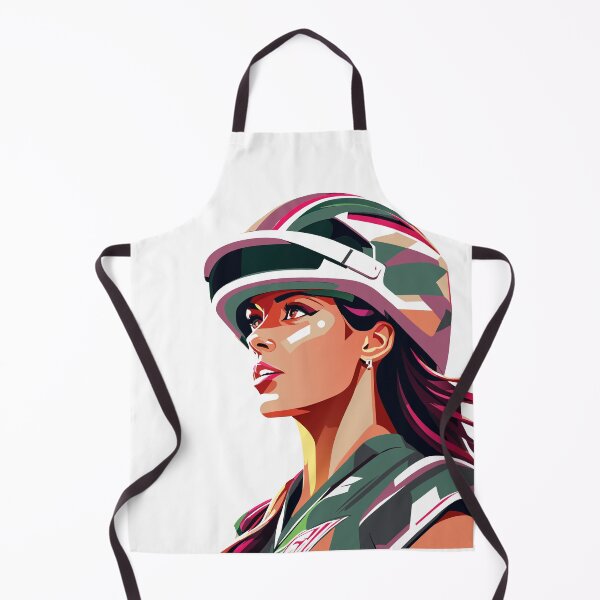 Item preview, Beautiful woman in helmet designed and sold by BubblyDelight.