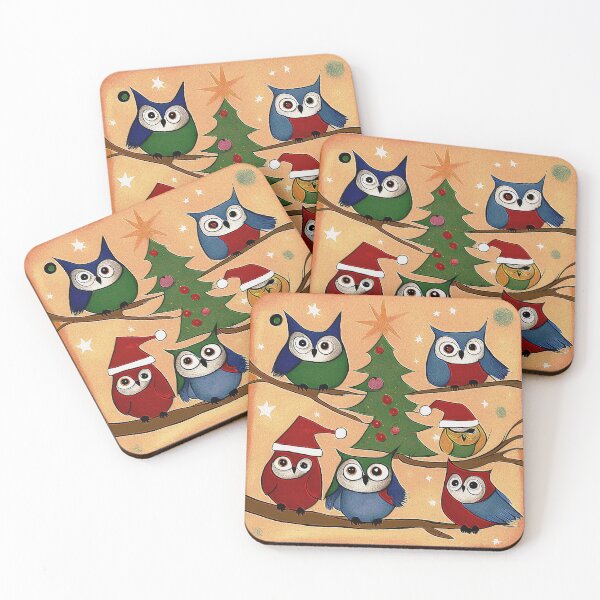 Item preview, In a festive woodland glade designed and sold by Owl-o-the-wisp.
