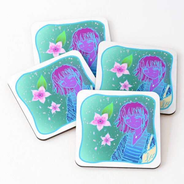 Item preview, LoFi Girl - Flowers designed and sold by MistyValleyArt.