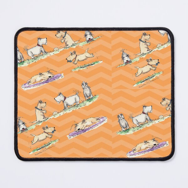 Item preview, Scotties at play - orange designed and sold by Scootersscottie.