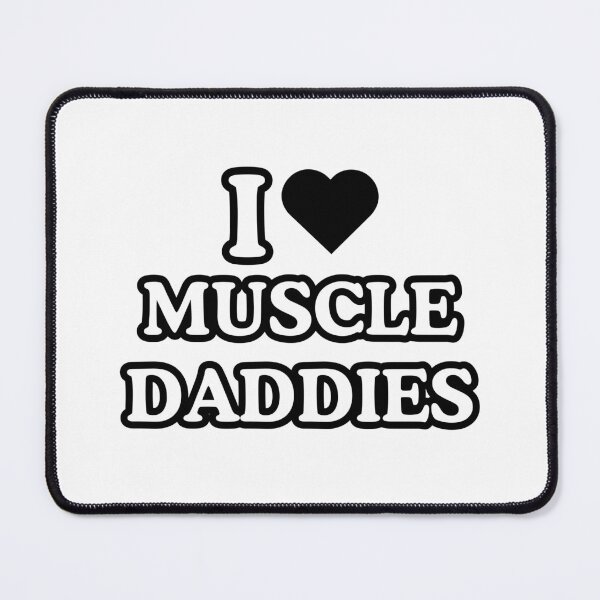 Item preview, I Love Muscle Daddies designed and sold by lilacance.