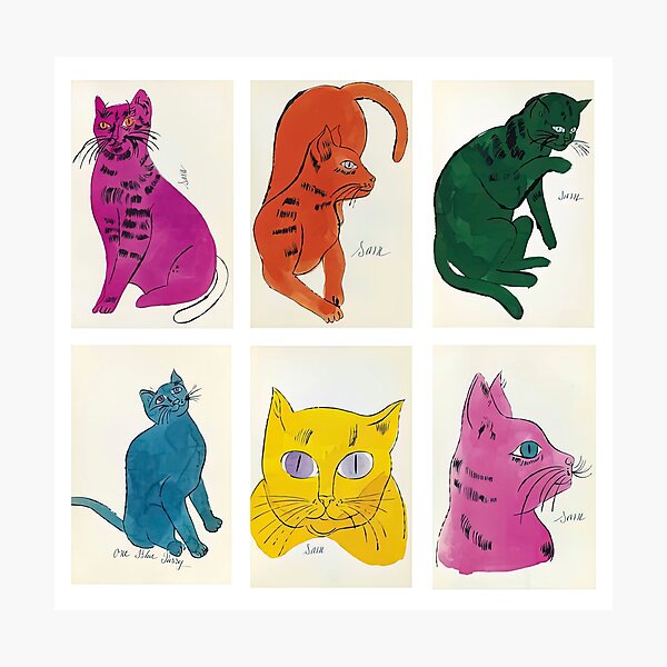 Item preview, andy warhol pop art, andy warhol vintage,  andy warhol artist designed and sold by marti-oryo.