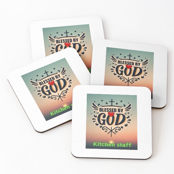 Item preview, BLESSED BY GOD KITCHEN STAFF designed and sold by carlos crane.