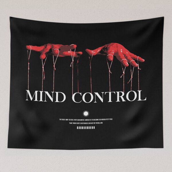 Item preview, Mind Control Typography. Puppet Master Graphic Design. designed and sold by FriskySloths.