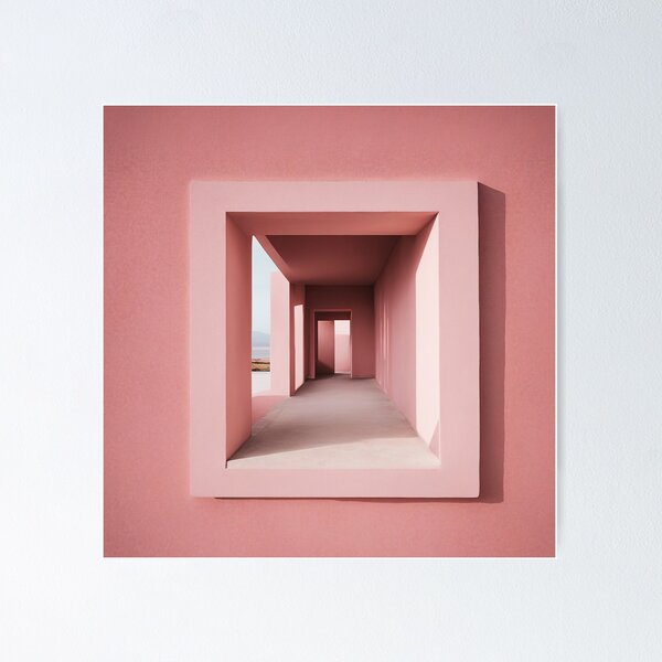 Item preview, Pink modern architecture designed and sold by ADP76.