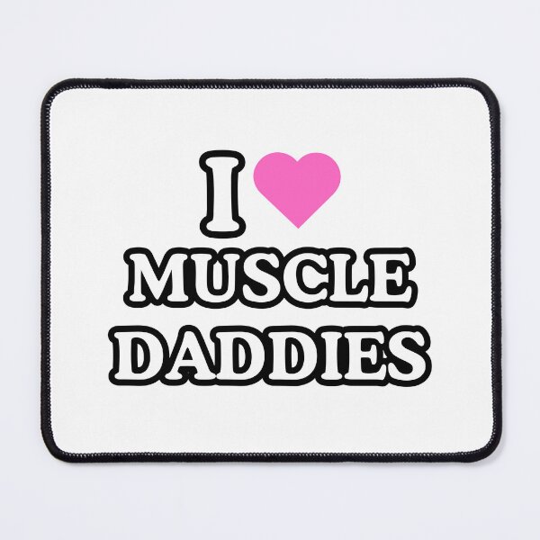 Item preview, I Love Muscle Daddies designed and sold by lilacance.