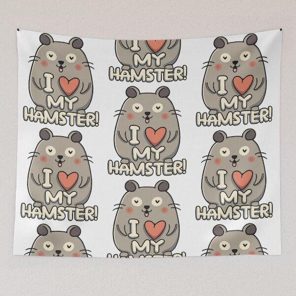 Item preview, Joyful Whiskers: I Love My Hamster designed and sold by EmeraldeaArt.