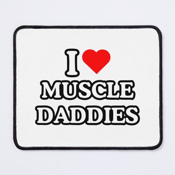 Item preview, I Love Muscle Daddies designed and sold by lilacance.