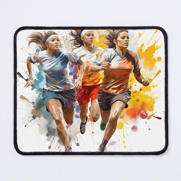 Item preview, Sporty Spark: The Energy of Women's Soccer in Motion designed and sold by ObjCrea123.