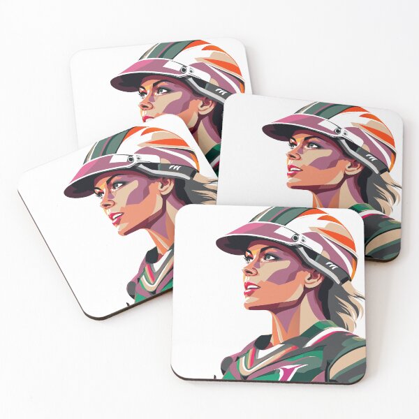 Item preview, Beautiful woman in helmet designed and sold by BubblyDelight.