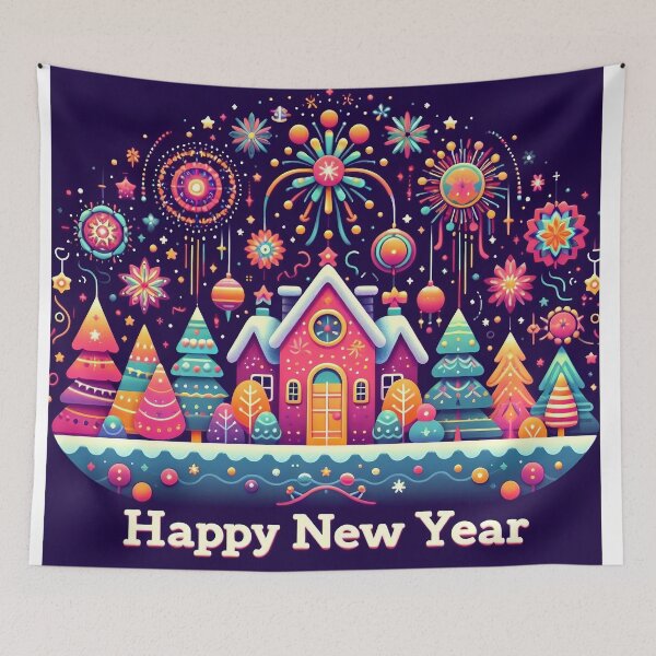 Item preview, 2024 Happy New Year Celebration designed and sold by aiartbay.