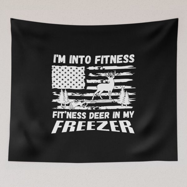 Item preview, I'm Into Fitness Fit'ness Deer In My Freezer funny Hunting Husband Deer lover designed and sold by Micro-dose.