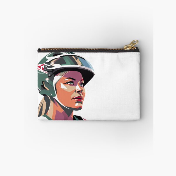 Item preview, Beautiful woman in helmet designed and sold by BubblyDelight.