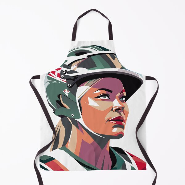 Item preview, Beautiful woman in helmet designed and sold by BubblyDelight.