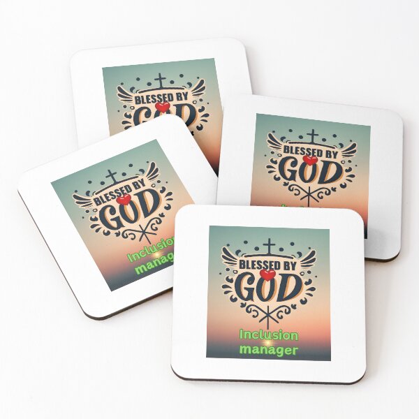 Item preview,  BLESSED BY GOD INCLUSION MANAGER designed and sold by carlos crane.