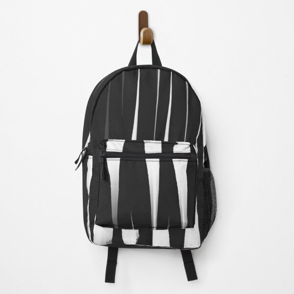 Item preview, White Paint Strokes on Black Background designed and sold by Anton Repetto.