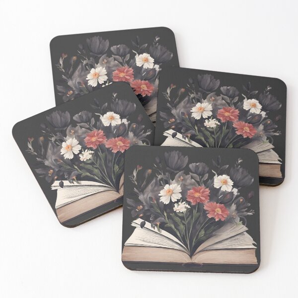 Item preview, AN OPEN BOOK WITH FLOWERS designed and sold by N0VEEN.