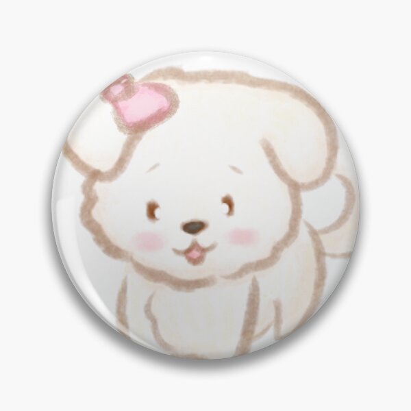 Item preview, dog cute chibi pet bow pink  designed and sold by somishii.