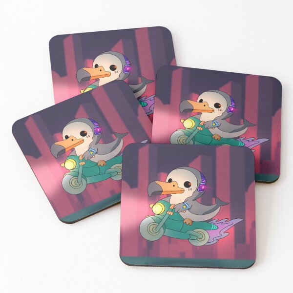 Item preview, Dolodo - Cyberpunk animal riding a motorbike ( with background ) designed and sold by SyberNation.