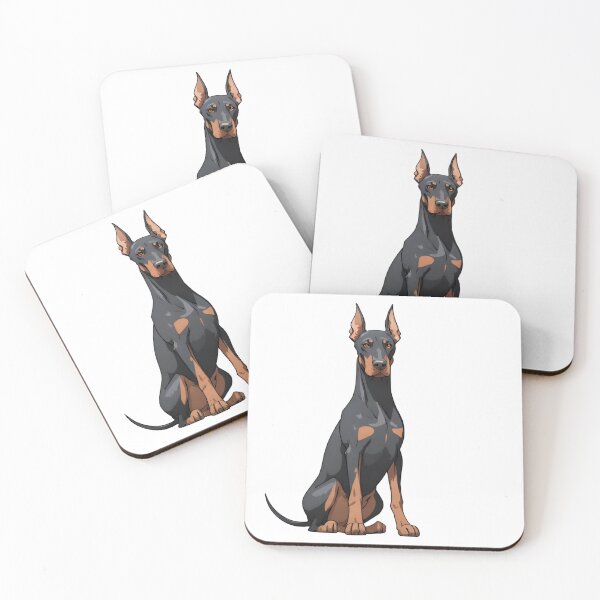 Item preview, Black Natural Ear Doberman designed and sold by Ruslanov7.