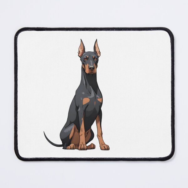 Item preview, Black Natural Ear Doberman designed and sold by Ruslanov7.