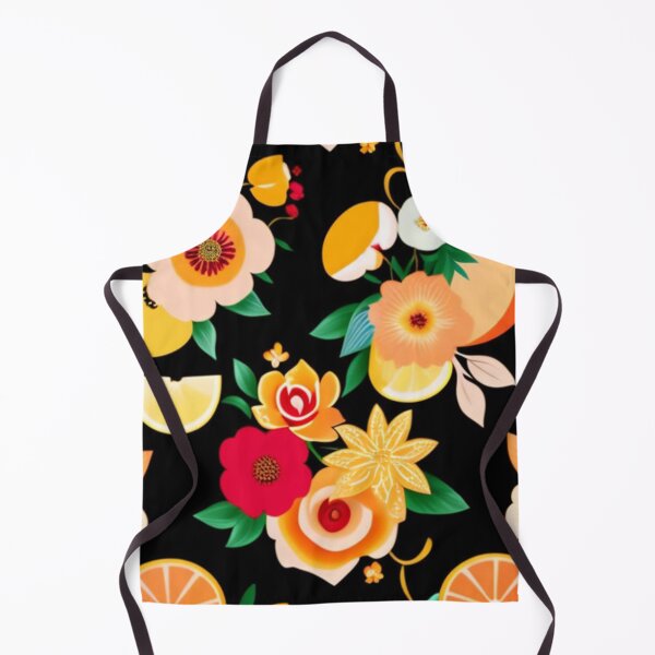 Item preview, Orange lemon and flowers designed and sold by Roxburylane.