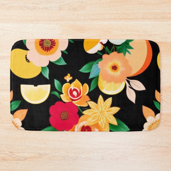 Item preview, Orange lemon and flowers  designed and sold by Roxburylane.