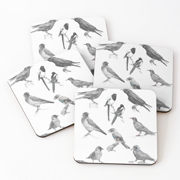 Item preview, British Corvids designed and sold by BensWildlifeArt.