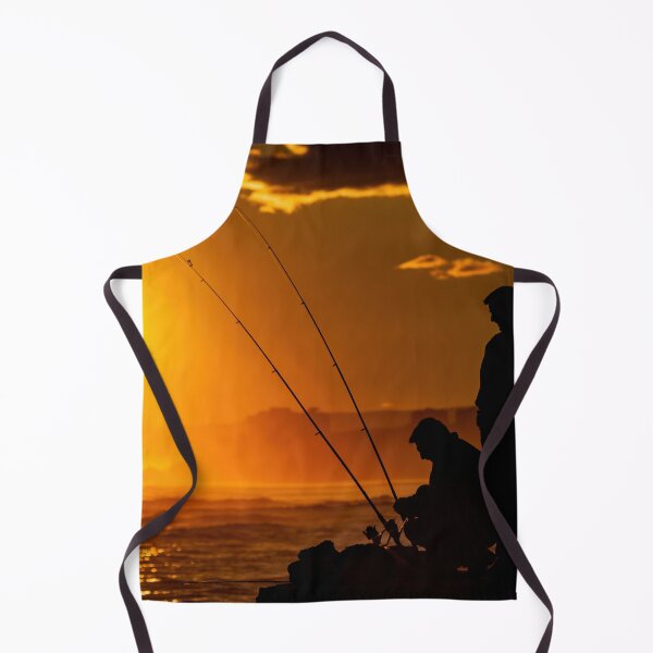 Item preview, Men fishing on the shore at sunset designed and sold by fotoryum.