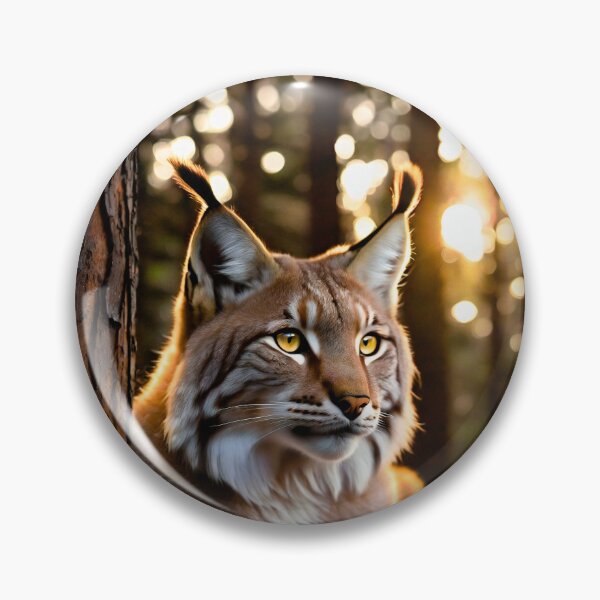 Item preview, Lynx in the woods designed and sold by occorocks.