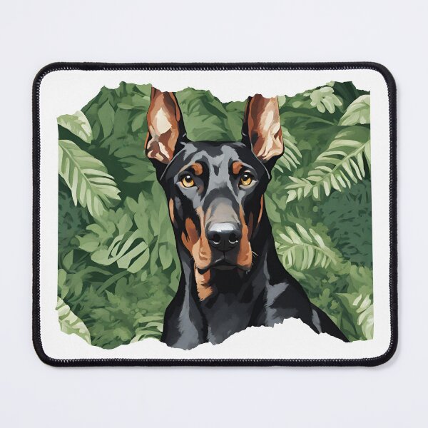 Item preview, Black Natural Ear Doberman designed and sold by Ruslanov7.