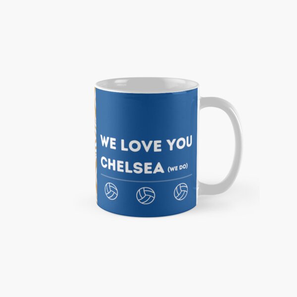 Item preview, Chelsea Football Mug - We Love You Chelsea designed and sold by SimpleSports.