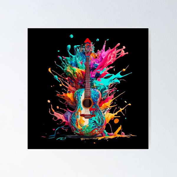 Item preview, Colorful Guitar designed and sold by Mario  Castaño Contreras.