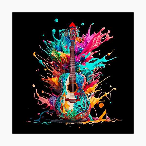 Item preview, Colorful Guitar designed and sold by Mario  Castaño Contreras.