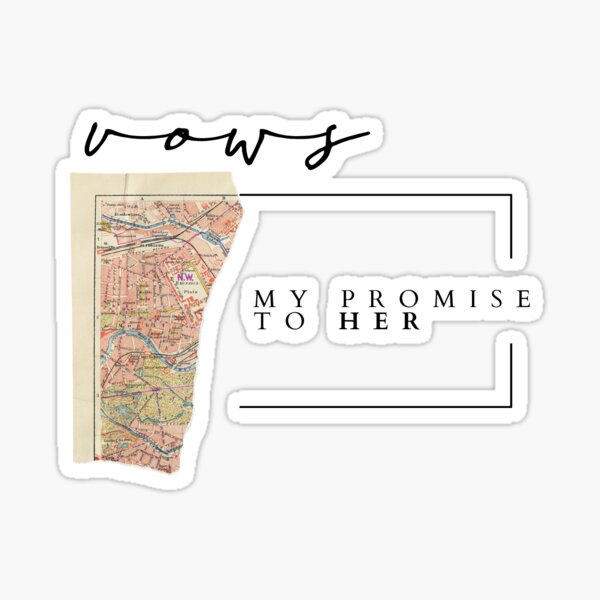 Item preview, Vows my promise to her designed and sold by Chama Designs.