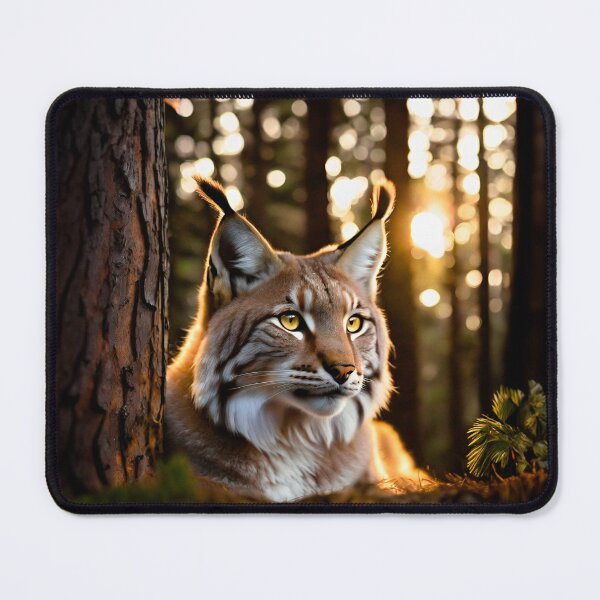 Item preview, Lynx in the woods designed and sold by occorocks.